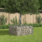 Gabion Raised Bed Silver 80 x 80 x 40 cm Galvanized steel