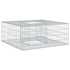 Gabion Raised Bed Silver 100 x 100 x 40 cm