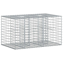 Gabion Verhoogd Bed Zilver 100 x 60 x 55 cm