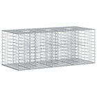 Gabion Raised Bed Silver 140 x 60 x 55 cm