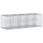 Gabion Raised Bed Silver 180 x 60 x 55 cm