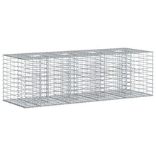 Gabion Verhoogd Bed Zilver 180 x 60 x 55 cm