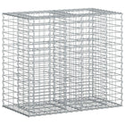 Gabion Raised Bed Silver 90 x 50 x 80 cm Galvanized steel