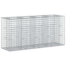 Gabion Verhoogd Bed Zilver 170 x 50 x 80 cm