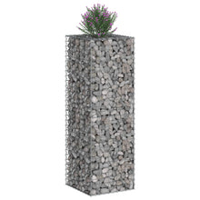 Gabion Verhoogd Bed Zilver 50 x 50 x 150 cm