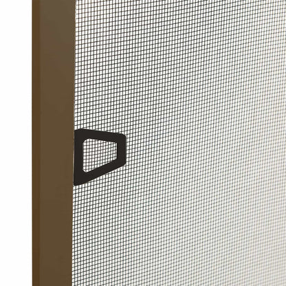 Insectenscherm voor ramen Bruin 110 x 130 cm