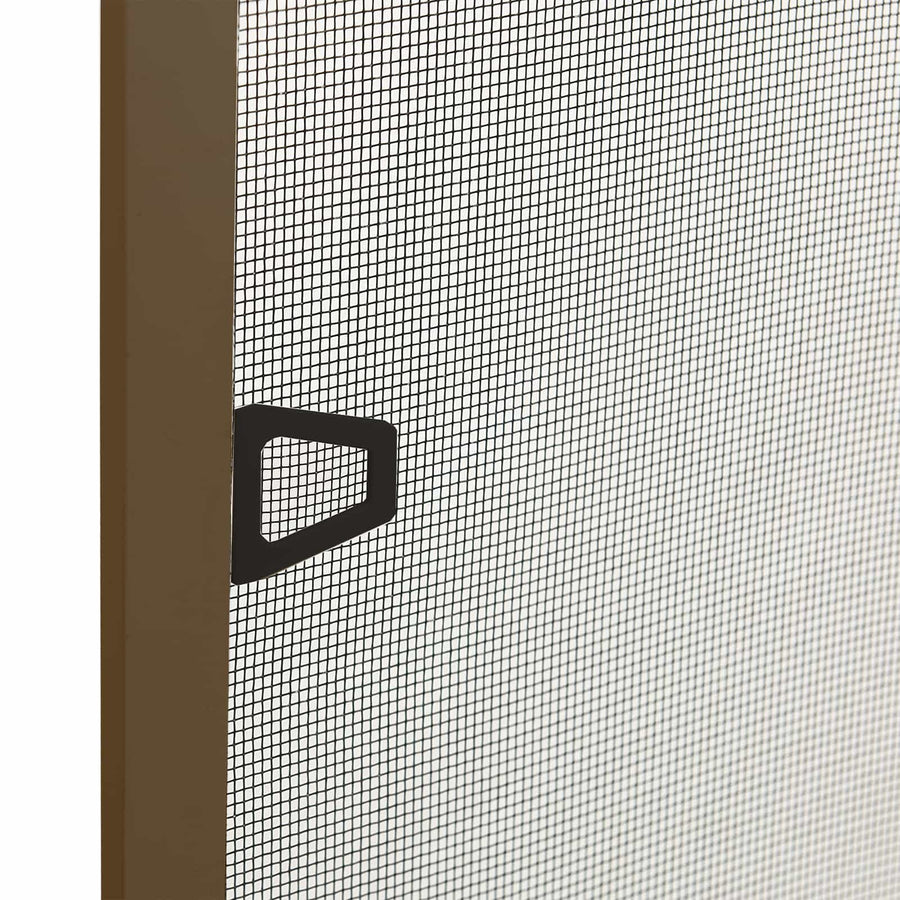 Insectenscherm voor ramen Bruin 110 x 130 cm