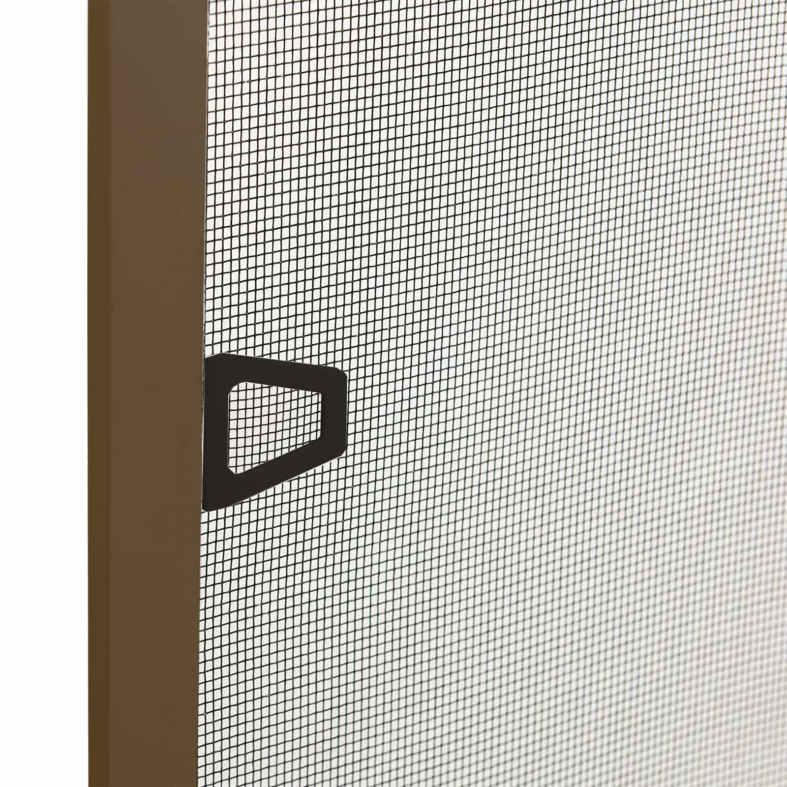Insectenscherm voor ramen Bruin 130 x 150 cm
