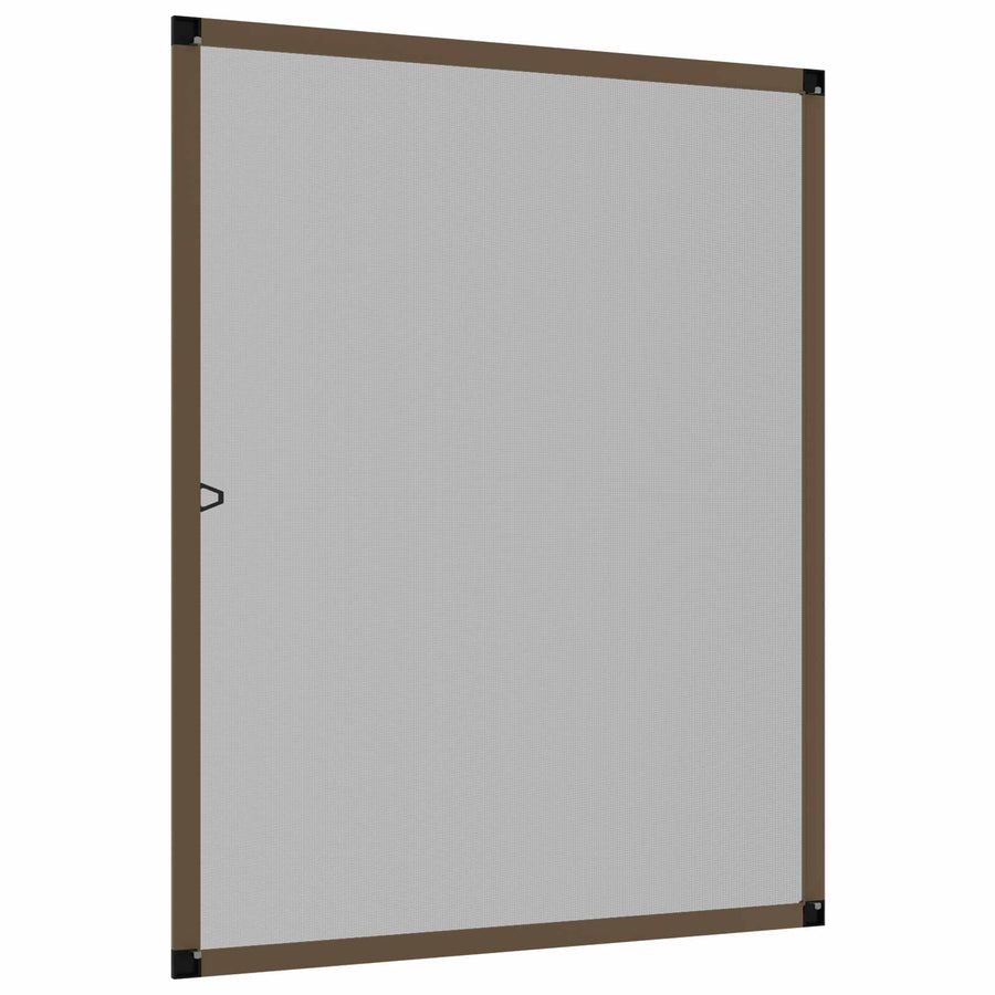 Insectenscherm voor ramen Bruin 130 x 150 cm