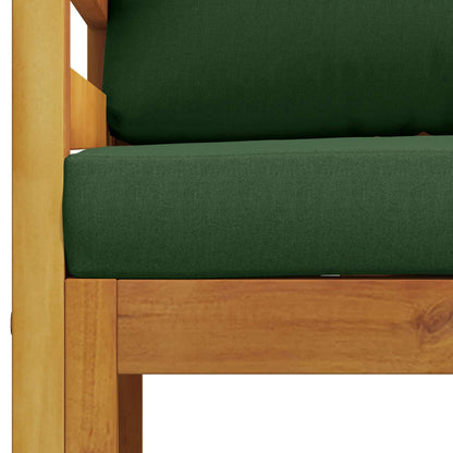 Modulaire fauteuil met kussens Massief Acaciahout Naturel