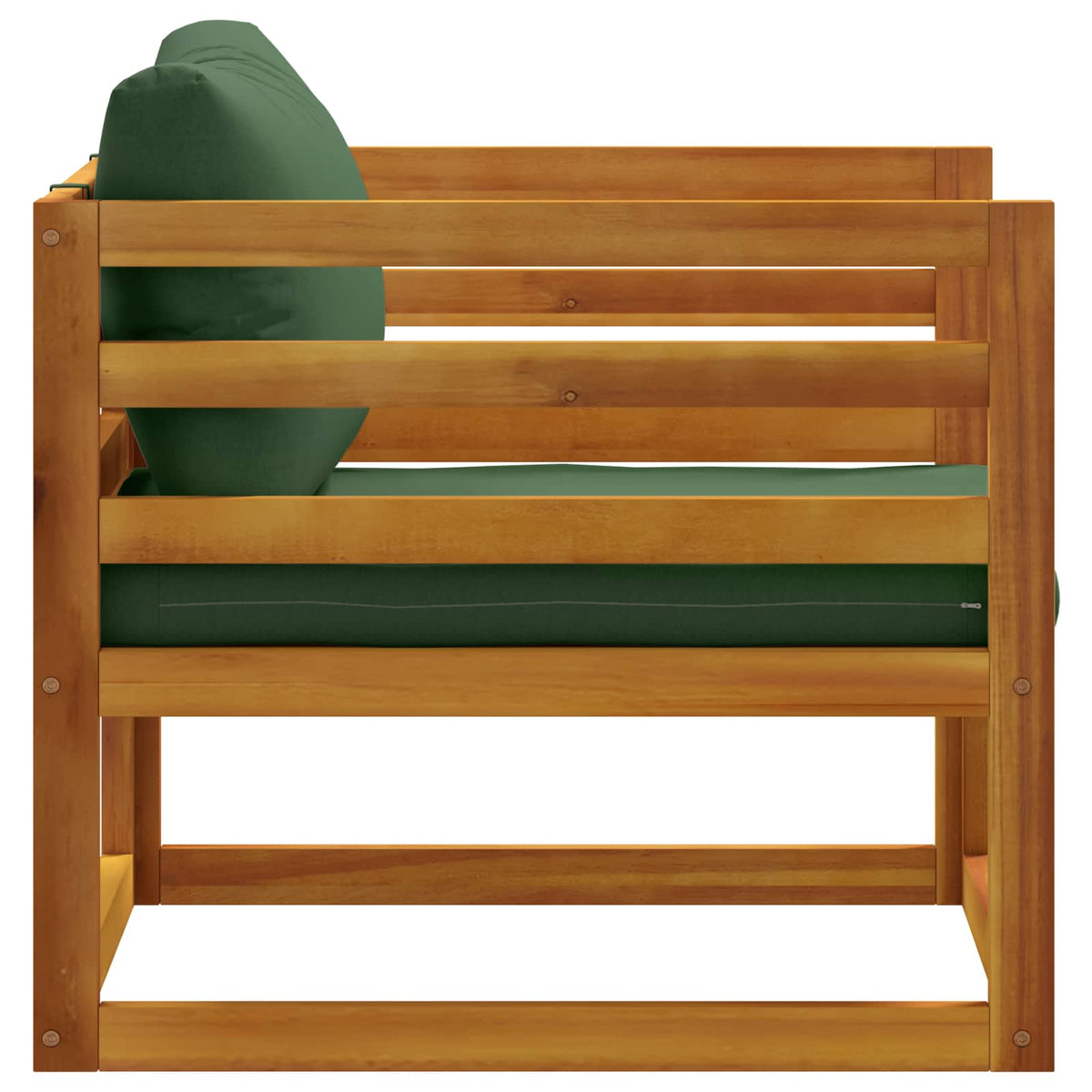 Modulaire fauteuil met kussens Massief Acaciahout Naturel