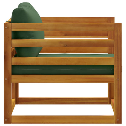 Modulaire fauteuil met kussens Massief Acaciahout Naturel