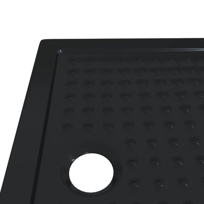 Douche Basis Tray met Dots 90 x 70 x 4 cm ABS Zwart