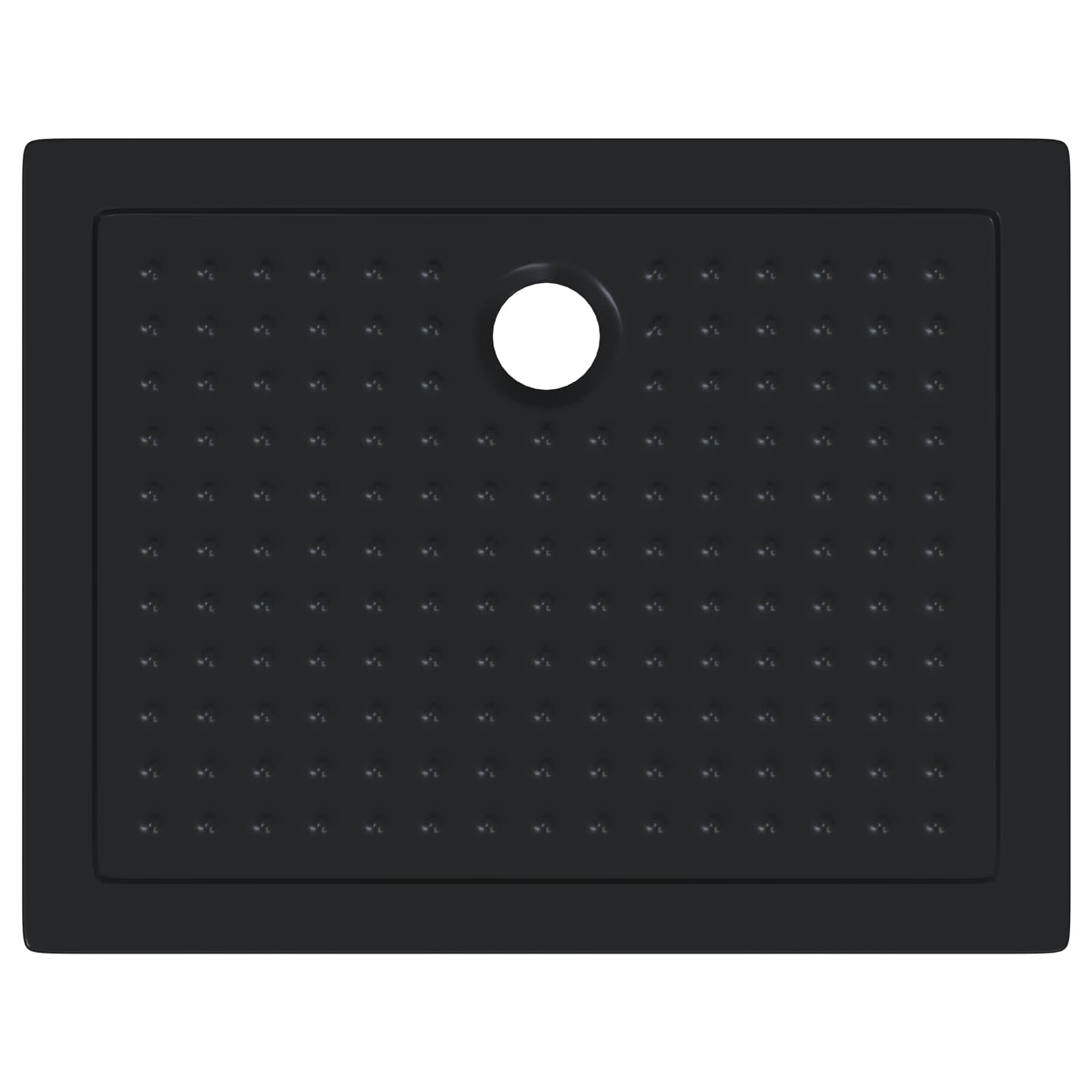 Douche Basis Tray met Dots 90 x 70 x 4 cm ABS Zwart