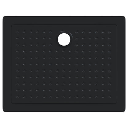 Douche Basis Tray met Dots 90 x 70 x 4 cm ABS Zwart