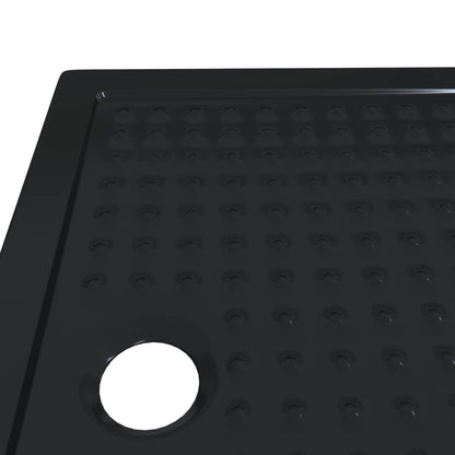 Douche Basis Tray met Dots 100 x 80 x 4 cm ABS Zwart