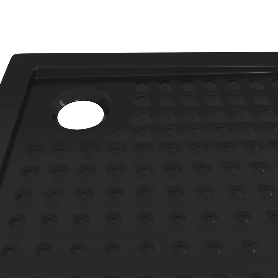 Douche Basis Tray met Dots 90 x 90 x 4 cm ABS Zwart
