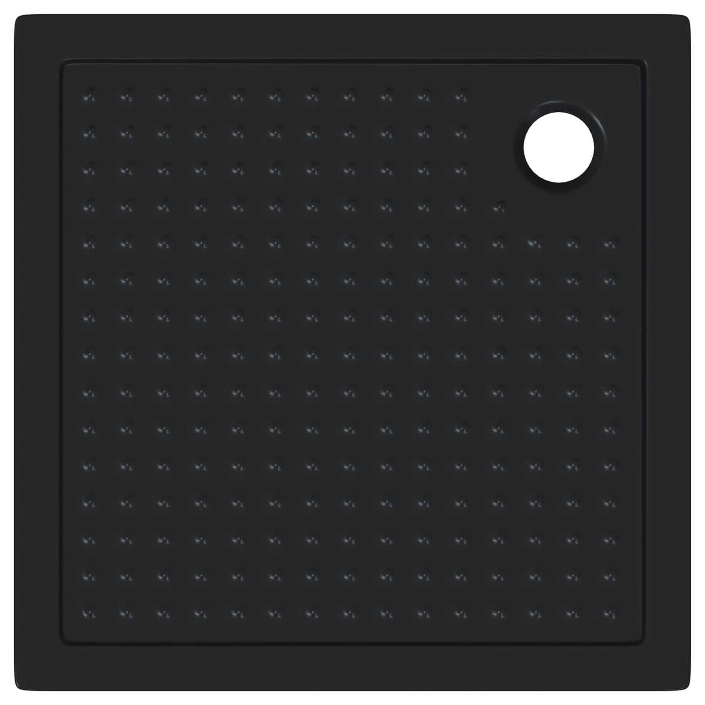 Douche Basis Tray met Dots 90 x 90 x 4 cm ABS Zwart
