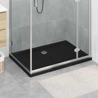 Douchebak 100x70x4 cm ABS zwart dots