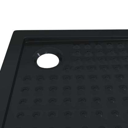Douche Basis Tray met Dots 80 x 80 x 4 cm ABS Zwart