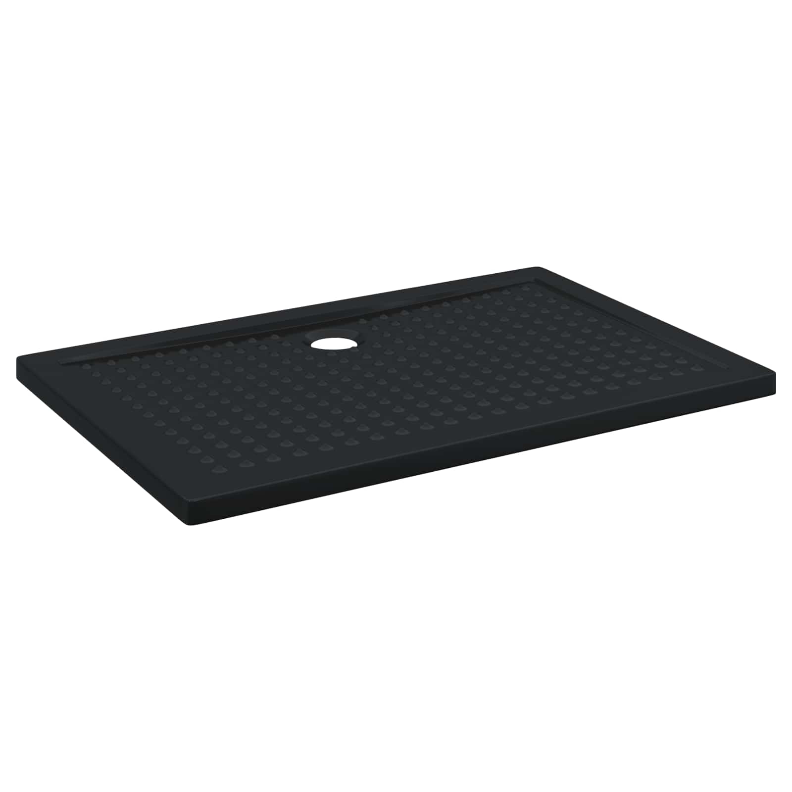Douche Basis Tray met Dots Zwart 120 x 80 x 4 cm ABS