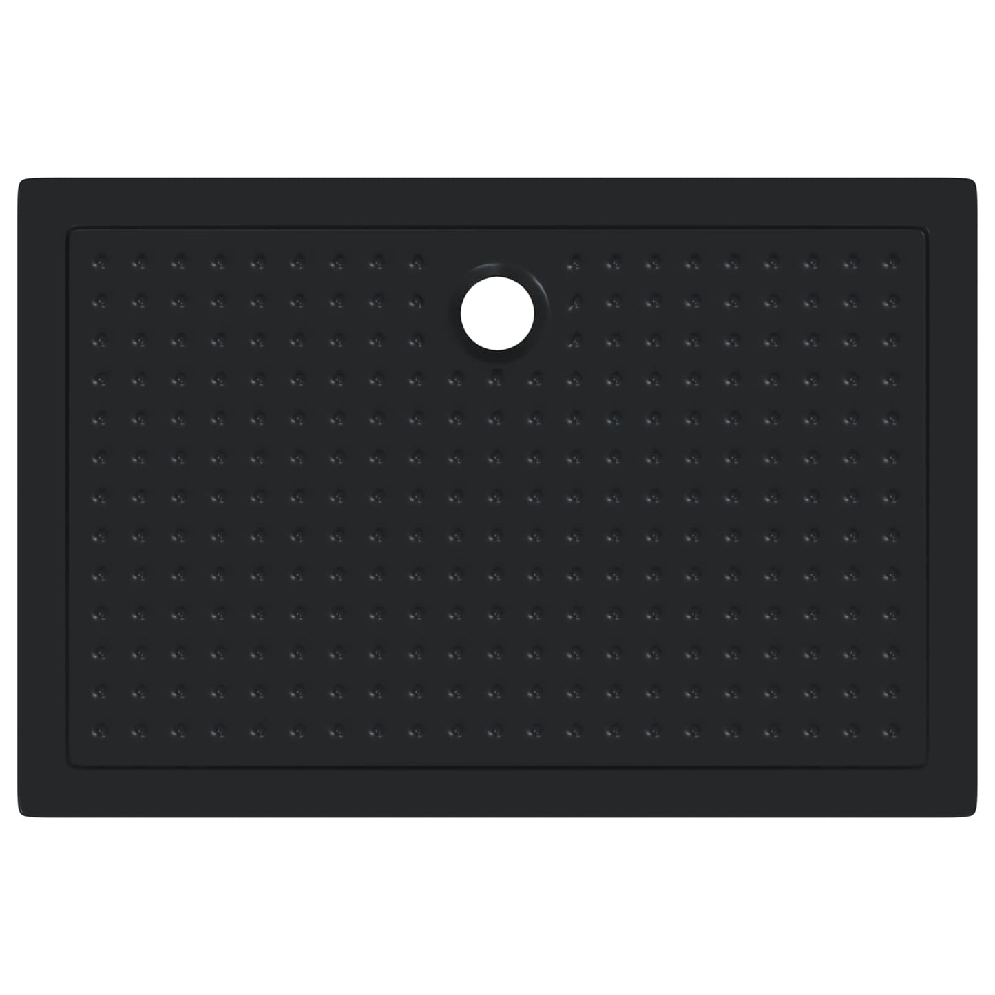 Douche Basis Tray met Dots Zwart 120 x 80 x 4 cm ABS