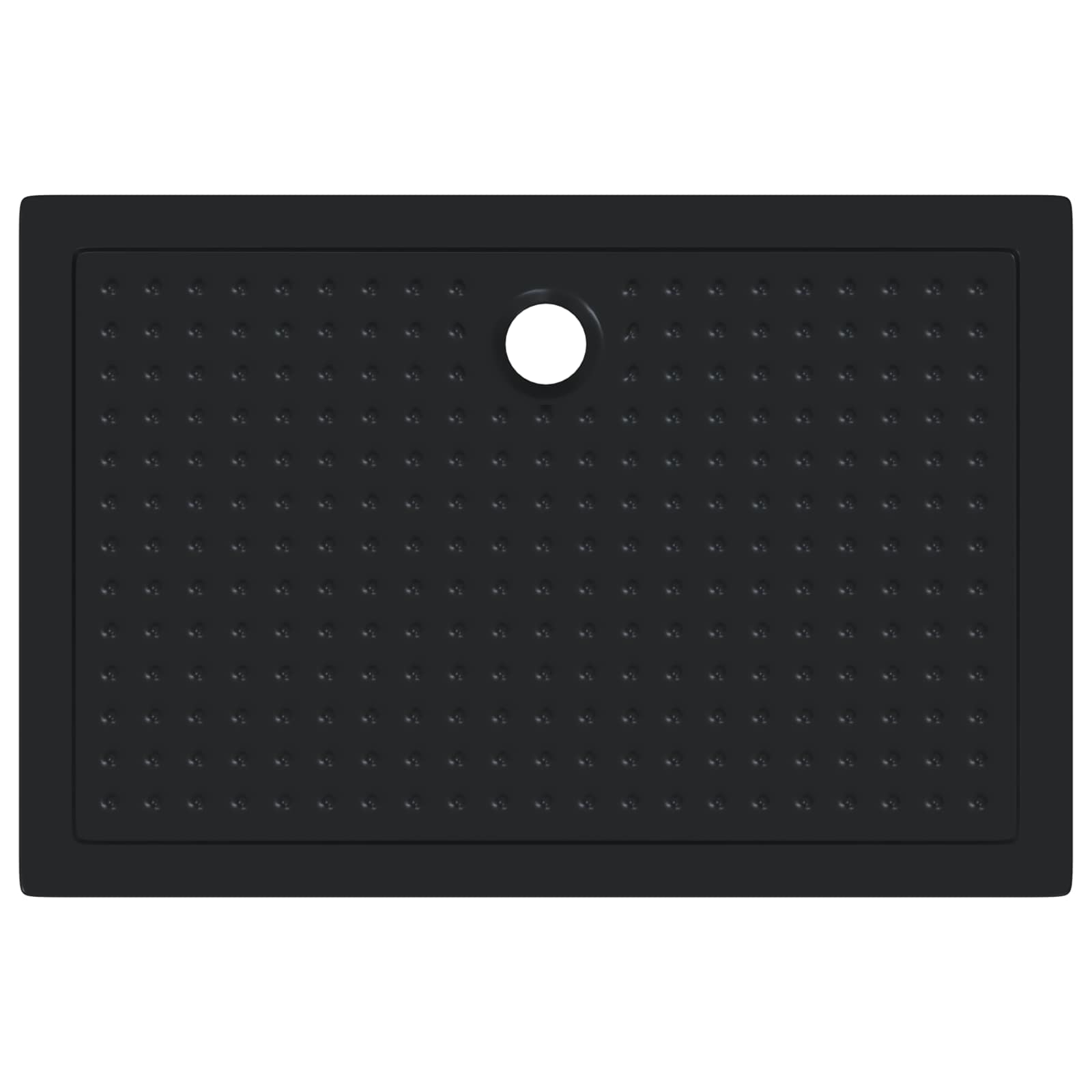 Douche Basis Tray met Dots Zwart 120 x 80 x 4 cm ABS