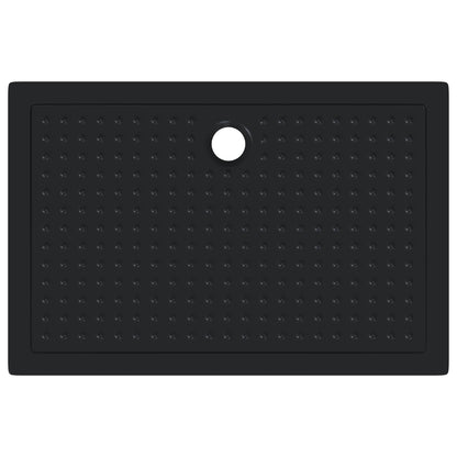 Douche Basis Tray met Dots Zwart 120 x 80 x 4 cm ABS