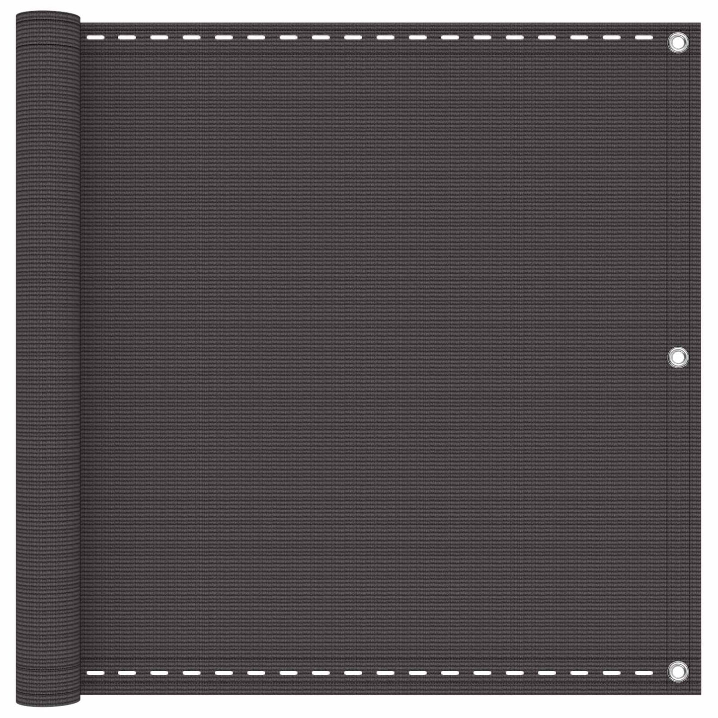 Balkon Scherm Antracietkleurig 90 x 700 cm HDPE en Aluminium