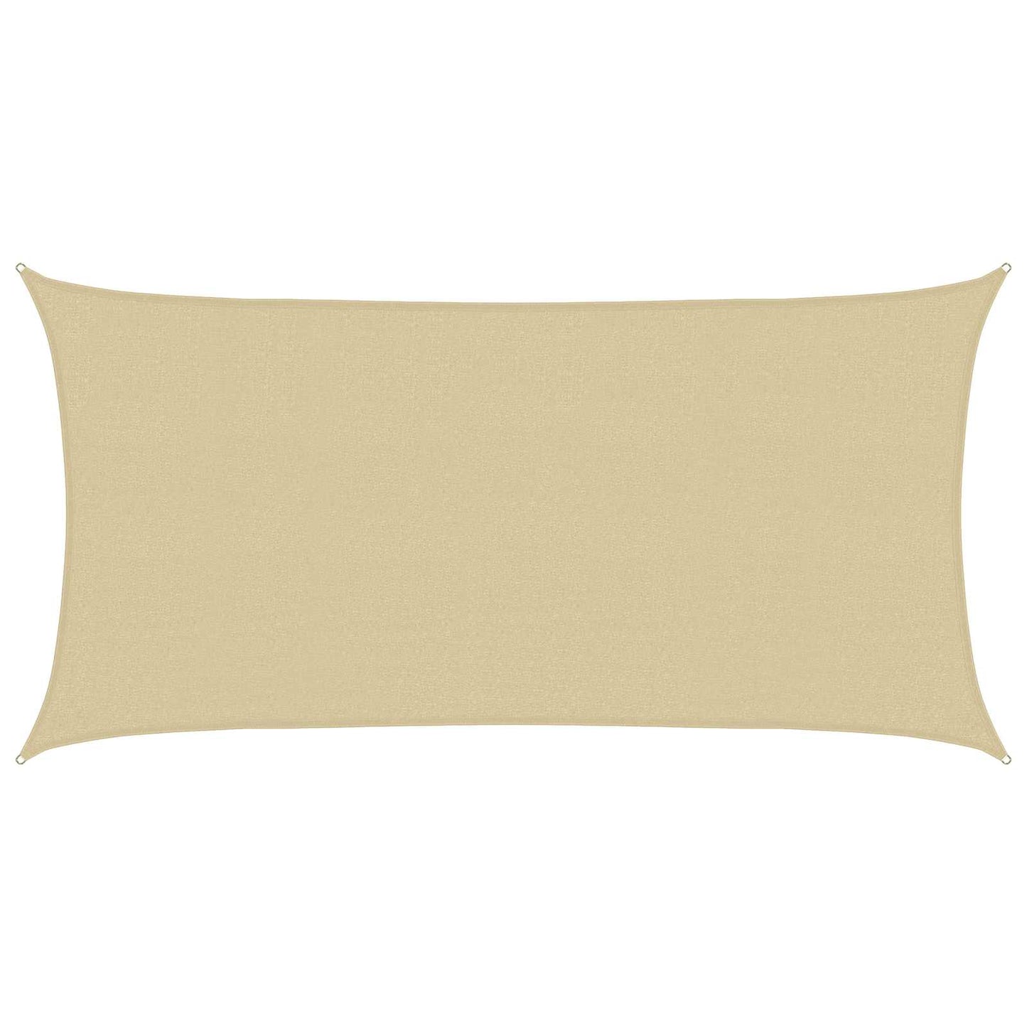 Zonneschaduwzeil Beige 2 x 6 m HDPE