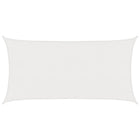 Sun Shade Sail White 2.5 x 6 m HDPE