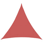 Zonnescherm driehoek 2x2x2m terracotta HDPE