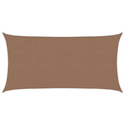 Zonnescherm zeil 2 x 6 m taupe HDPE