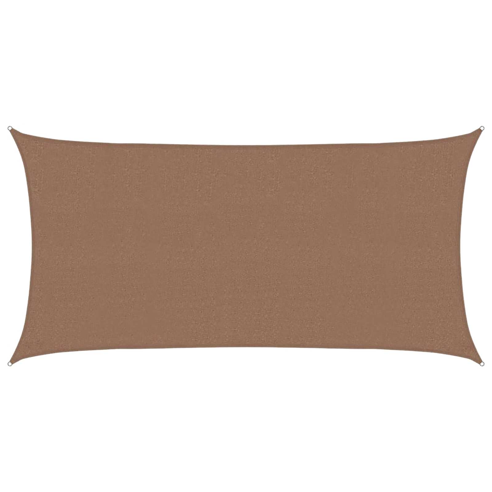 Zonneschaduwzeil Taupe 2 x 6 m HDPE