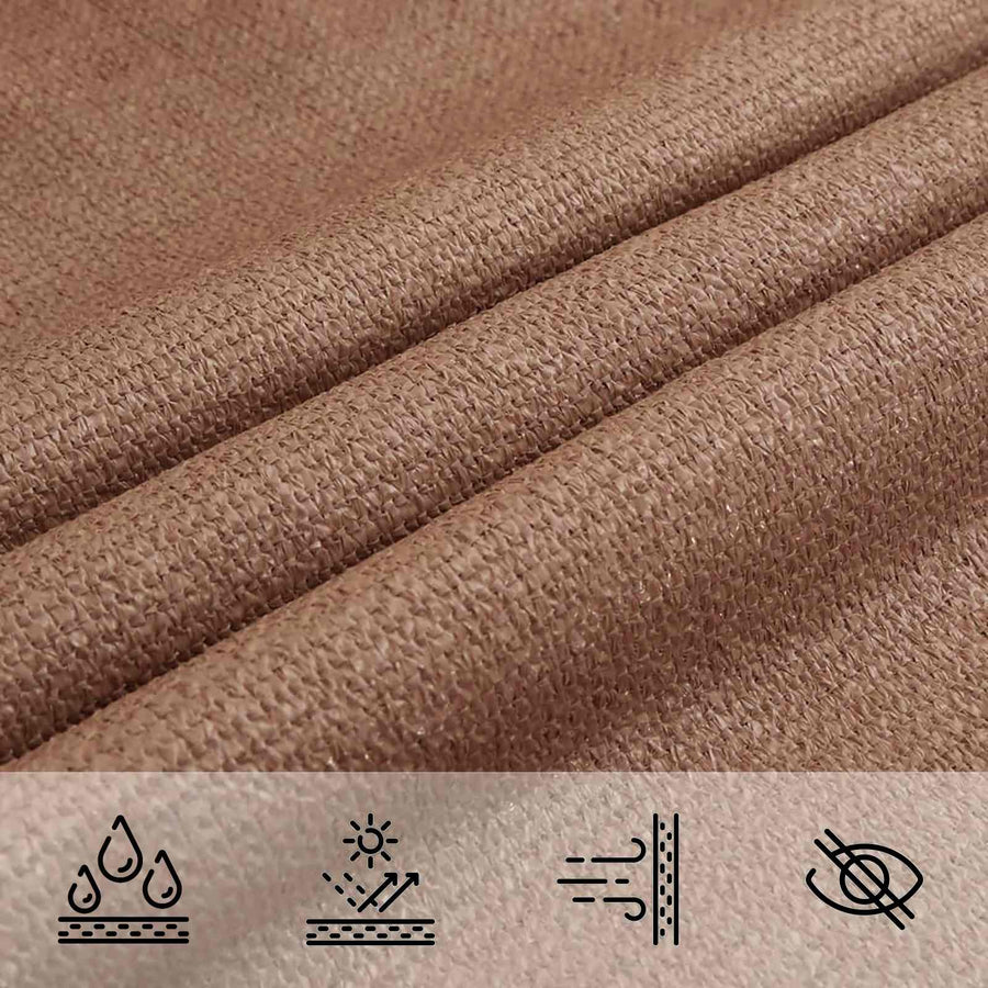 Zonneschaduwzeil Taupe 2,5 x 6 m HDPE