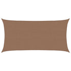 Zonnescherm zeil 2,5 x 6 m taupe HDPE