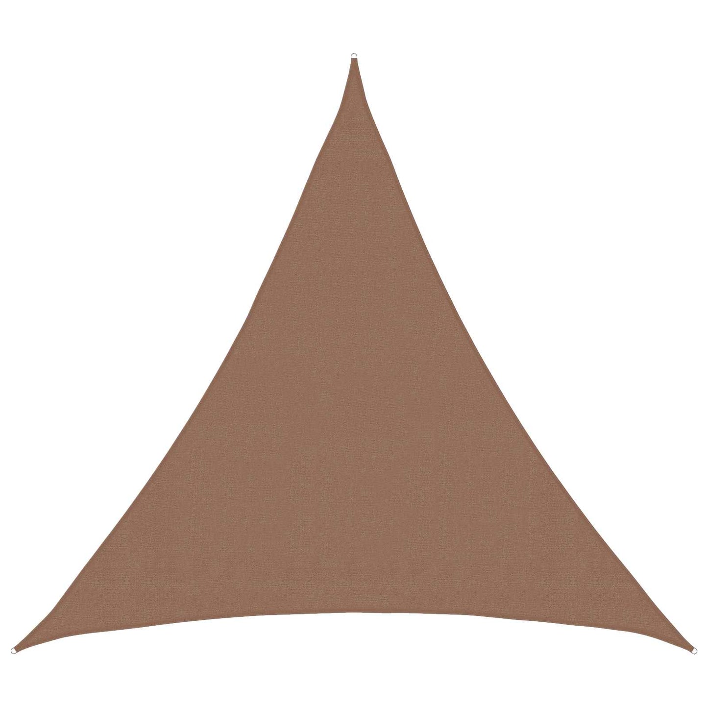 Zonneschaduwzeil Taupe 2 x 2 x 2 m HDPE