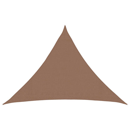Zonneschaduwzeil Taupe 7 x 5 x 5 m HDPE