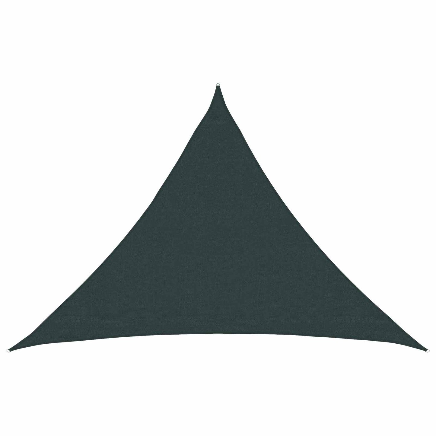 Zonneschaduwzeil 7 x 5 x 5 m HDPE Driehoekig Donkergroen