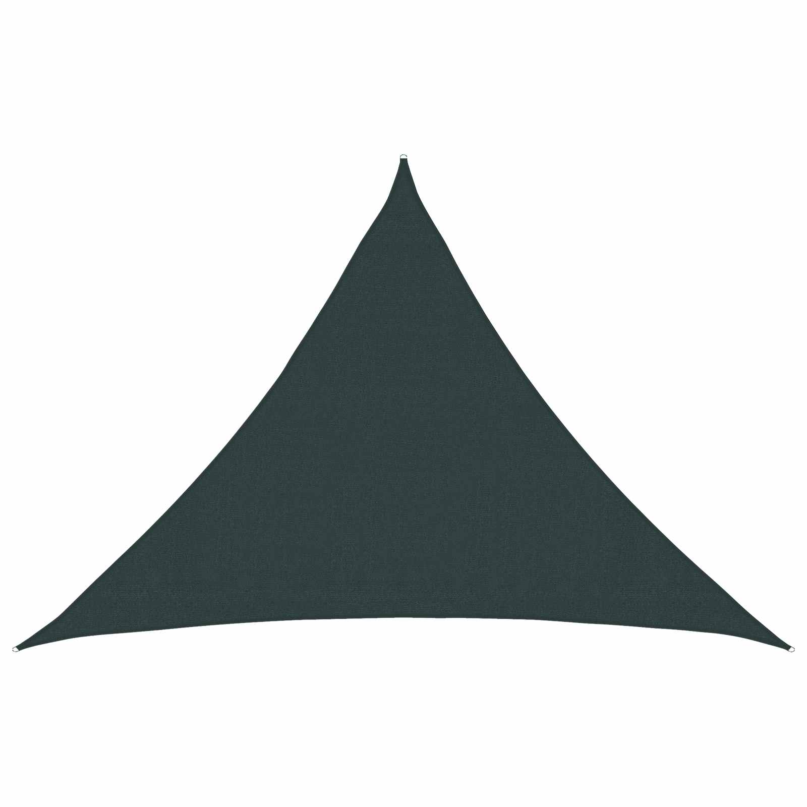 Zonneschaduwzeil 7 x 5 x 5 m HDPE Driehoekig Donkergroen