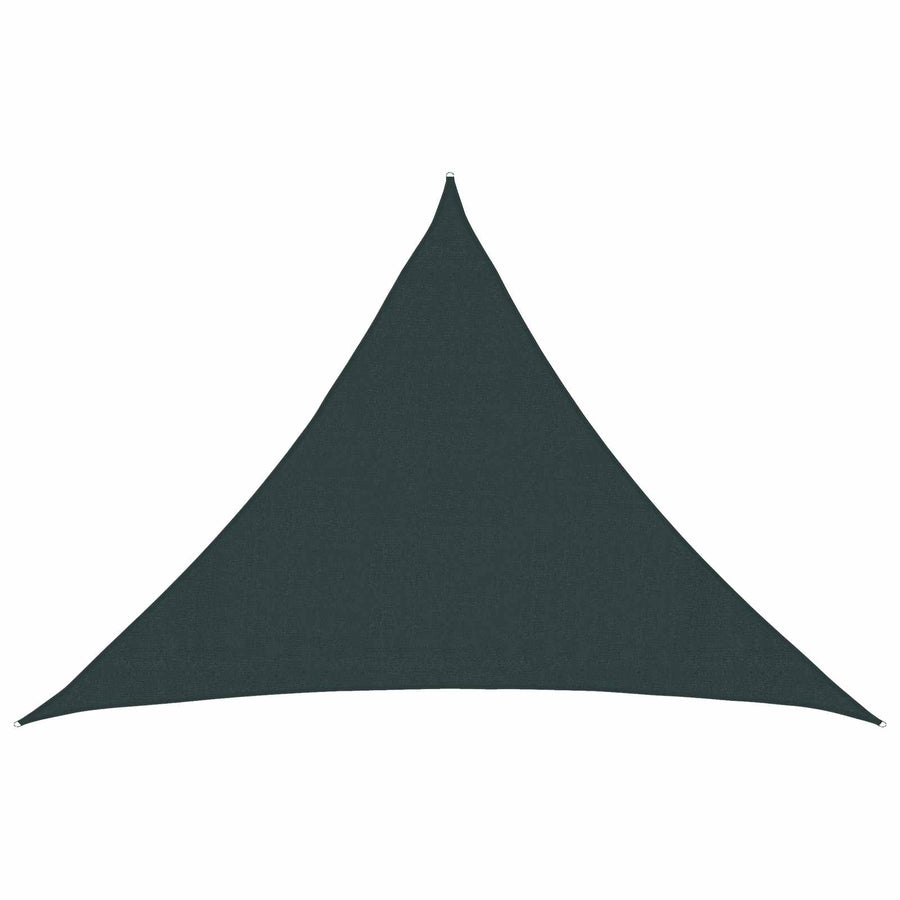 Zonneschaduwzeil 7 x 5 x 5 m HDPE Driehoekig Donkergroen