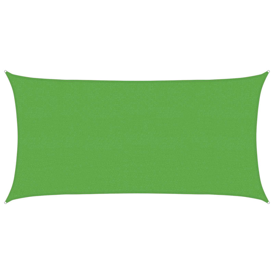 Zonneschaduwzeil Lichtgroen 2 x 6 m HDPE