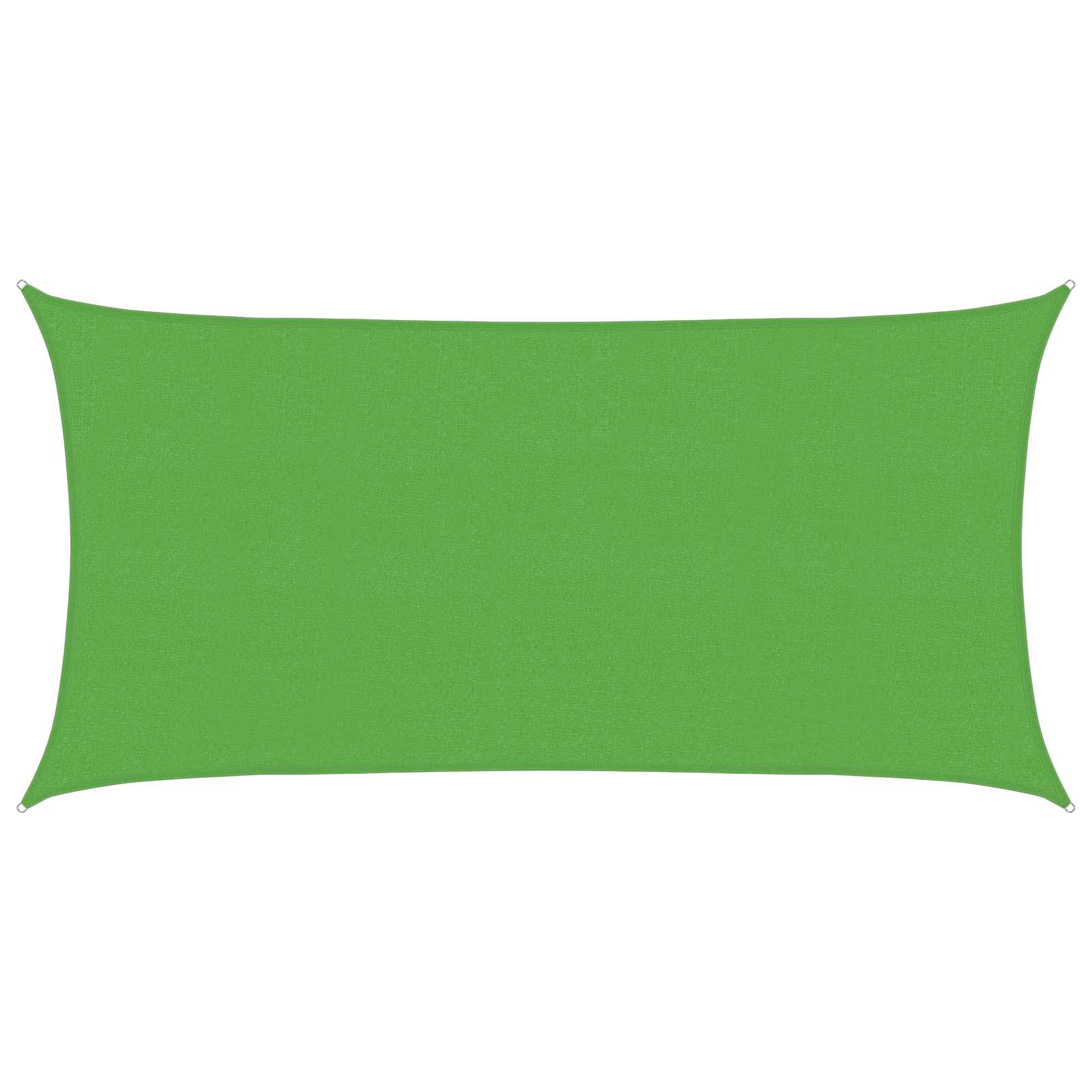 Zonneschaduwzeil Lichtgroen 2,5 x 6 m HDPE
