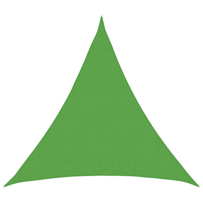 Zonneschaduwzeil Lichtgroen 2 x 2 x 2 m HDPE