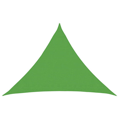 Zonneschaduwzeil Lichtgroen 7 x 5 x 5 m HDPE