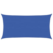 Zonneschermzeil 2 x 6 m blauw HDPE