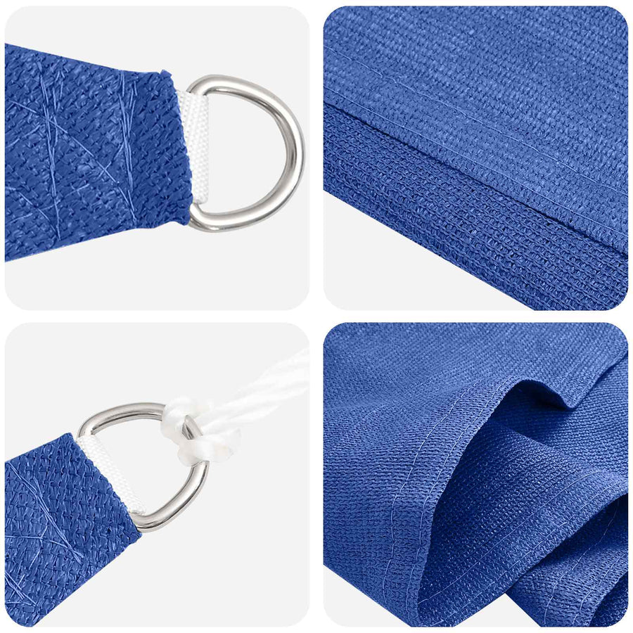 Zonneschaduwzeil Blauw 2,5 x 6 m HDPE