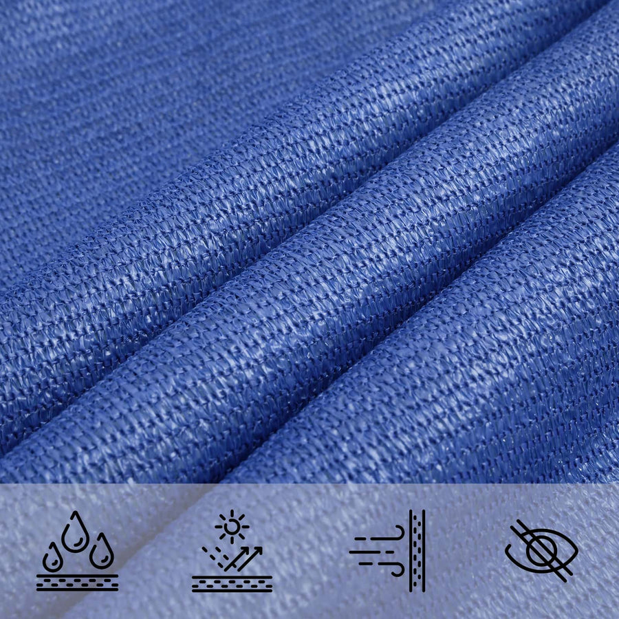 Zonneschaduwzeil Blauw 2,5 x 6 m HDPE