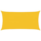 Zonnescherm zeil 2,5 x 6 m geel HDPE