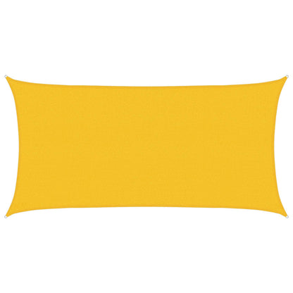 Zonneschaduwzeil Geel 2,5 x 6 m HDPE